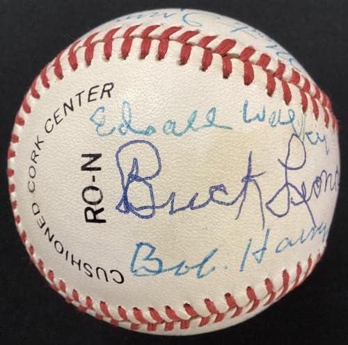Резервоар Леонард подписа договор с бейзболна негритянской лигата ABG Ирвина Дандриджа +15 бейзболни топки Auto HOF JSA с автограф