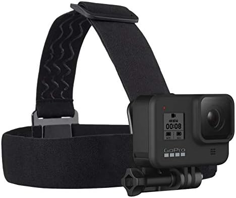 Комплект GoPro HERO8 Black - включва камера HERO8 Black, коротышку, каишка за главата, SD карта с капацитет 32 GB и 2 акумулаторни батерии