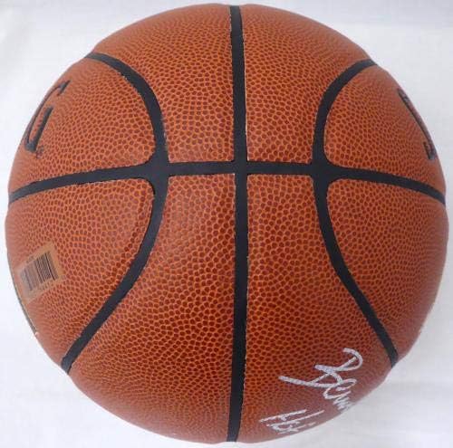 Баскетболни топки с автограф на Бърнард Кинг Spalding I / O Баскетбол New York Knicks HOF 2013 Steiner Holo Stock 185851 - Баскетболни топки с автографи