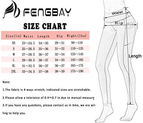Fengbay, 3 опаковки Панталони за Йога с Висока Талия, Панталони за Йога за Жени, Спортни Панталони с контрол на корема, 4 Варианта Стрейчевых Леггинсов с Джобове