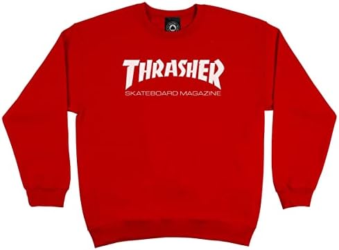 Пуловер с качулка с логото на Thrasher Skate Crew Mag