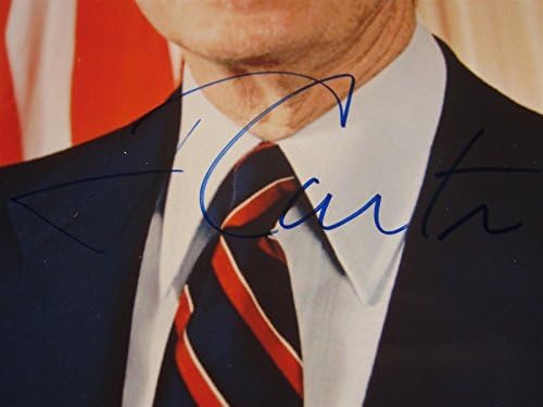 Президентът Джими Картър подписа Снимка с Размер 8x10 Бекет БАС Автентичен автограф