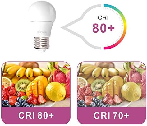 Led лампи за хладилник Lifeholder, флуоресцентни Лампи A15 с мощност 5 W 6000 До, led лампи E26 капацитет 120 В, което е равно на 45 W, Водоустойчиви лампи за хладилник, Енергоспестяващи крушки за дома; Осветление в