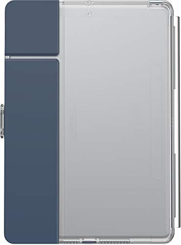 Калъф Speck за iPad 10.2 инча - Тънка поставка с твърд заден капак, Подходящ за седалките iPad 2019 година на издаване - Мултифункционална поставка с предпазни фиксирующимся калъф Smart Cover за ipad Цвят на морска