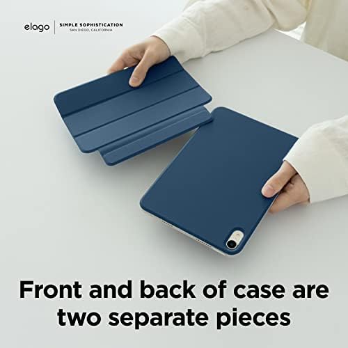 магнитен калъф-за награда elago за iPad Mini 8,3 инча 6-то поколение - на Задния панел се закрепва на метални материали, съвместим с Apple Молив и пеналом elago, тънък дизайн (син)