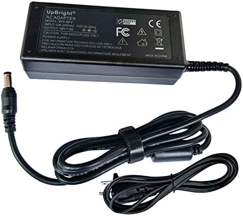 Адаптер UpBright 12 v ac/dc, който е съвместим с Bosch UML-170-90 UML-170-50 UML17090 UML17050 17, UML-190-90 UML19090 19LCD с плосък екран, led монитор, 12 vdc, захранващ кабел, Зарядно устройство