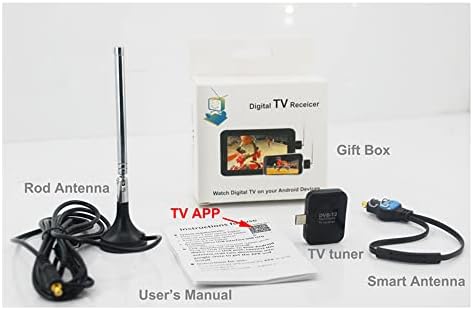 Приемник за цифров ТВ-тунер WOSTOKE Micro USB DVB-T, DVB-T2 за телефони и таблети с Android