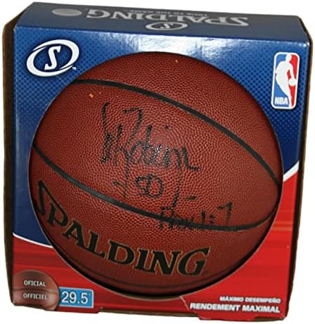 Дейвид Робинсън Подписа Баскетболни топки Spalding с Автограф Spurs PSA/DNA AL92691 - Баскетболни топки с автограф