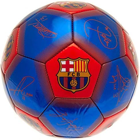 Корпоративна футболна топка ФК Барселона (Един размер) (небето-синьо/червено)