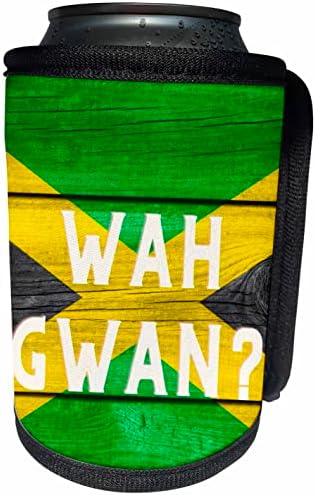 Триизмерно надписи лрд gwan с флага на Ямайка - Опаковки за бутилки-охладители Can (cc-361803-1)