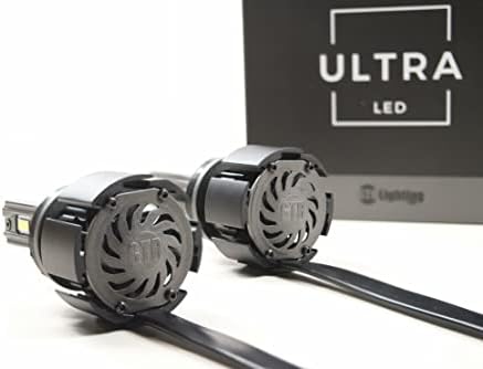 Led лампи GTR Lighting, H11 Ultra 2.0, Универсално актуализация за предни светлини H11, работа на смени двойка Plug and Play с регулируеми хомутами (2 x GTR.LED731)