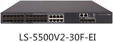Комутатор Ethernet H3C LS-S5500V2-30F-EI с 24-Пристанищен Напълно Оптичен ключ агрегация gigabit ядра на 3-то ниво