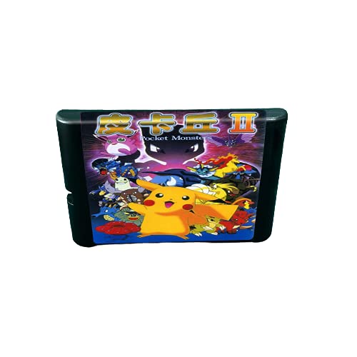 Игри касета Aditi Pocket Monster II 2 - 16 битов MD конзола За MegaDrive Genesis (японски корпус)