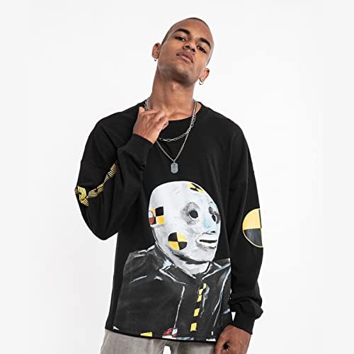 astro monical Мъжки Ризи с дълъг ръкав в стил Хип-Хоп Рапър с Графичен деколте Градинска Облекло Пуловер Памук