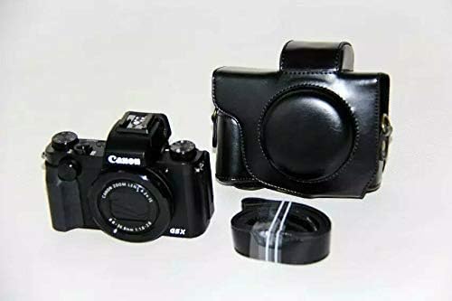 Защитен Калъф за фотоапарат от изкуствена кожа, Чанта за Canon POWERSHOT G5X G5 X
