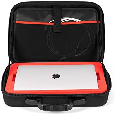 Аналогови СЕДАЛКИТЕ Pulse калъф за 13-инчов лаптоп M1 MacBook, подходящо за 13-инчов MacBook Pro -2022 години и MacBook Air 2018-2022 г., Твърд калъф за пътуване с ударопоглъщащ поставяне на EVA
