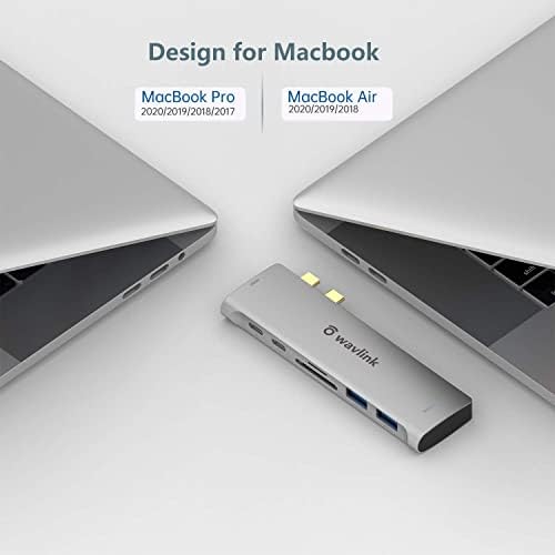 Зарядно устройство USB-C + USB-хъб за MacBook - 2 опаковки