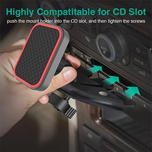WPYYI Авто Магнитен държач за cd-та, за мобилен телефон, Поставка за магнит, Аксесоари за смартфони и мобилни телефони (Цвят: D, размер: Универсален)