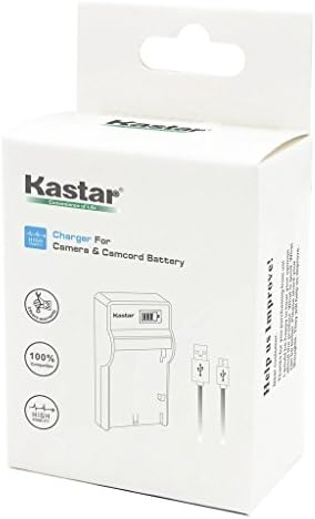 Kastar Коварен LCD зарядно устройство за смяна на батерии LI-42B, LI-40B, NP-45, EN-EL10, KLIC-7006 K7006, CNP-80 CNP80, D-Li63, D-Li108, DS-6365.