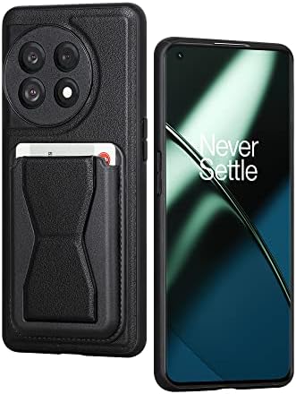 Калъф Suzii за OnePlus 11 5G, една Чанта-портфейл от естествена кожа + TPU, с държач за карти, със стойка, защита от падане, здрав, с Пълна защита на тялото, приятно усещане в ръката, Женски Мъжки калъф за телефон OnePlus