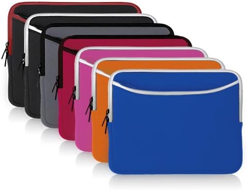 Калъф BoxWave, който е Съвместим с Chipsee НПК-A8-80-R (калъф от BoxWave) - Мек гащеризон с джоб, Мека чанта, Неопреновый чанта, джоб с цип на ръкава - Супер Синьо