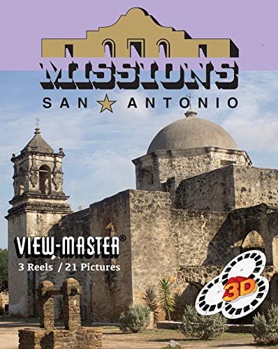 Мисия Сан Антонио - ViewMaster - Комплект от 3 макари - 21 3D-картина