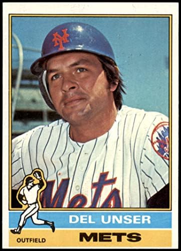 1976 Topps # 268 Del Unser Ню Йорк Метс (Бейзболна картичка) VG/EX Метс