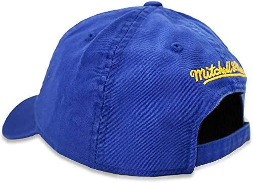 Мъжка шапка с каишка Mitchell & Ness Golden State Warriors Team Прим Синьо qa60z-5warri