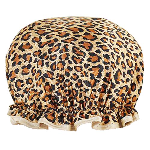 Модерен дизайн, Стилна висококачествена Множество шапка за душ с красив дизайн и цвят (за Възрастни размер, розова котка)