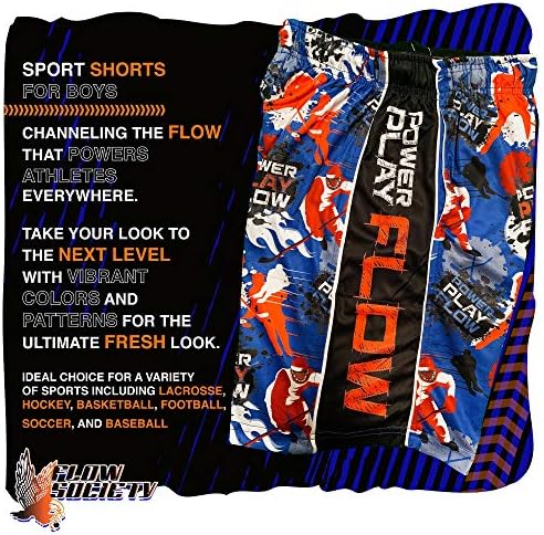 Спортни къси панталони Flow Society Hoops За Момчета, Баскетболни Шорти За Момчета