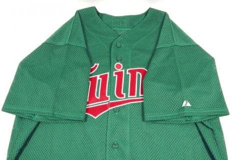 2005 2008 Minnesota Twins #63 Освободен Игра В Зелената Фланелка St Patricks Day DP06974 - Използваните в играта тениски MLB