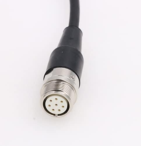 ZBLZGP 8-Пинов кабел за преобразуване на обектива Hirose в 20-пинов кабел Hirose за управление на подаването на увеличение на Canon (коляно 20 pin - 8 pin)