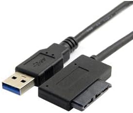 USB конектори 3.0 - 7 + 6 13pin Slimline Sata Кабел-Адаптер за Лаптоп Cd / DVD Оптично устройство - (Дължина на кабела: друга)