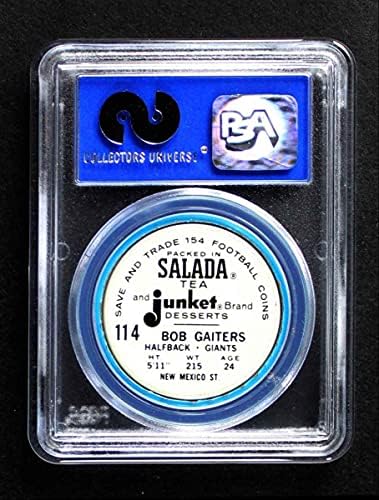 1962 Монети Salado 114 Боб Гамаши (Футболна карта) PSA PSA 8.00